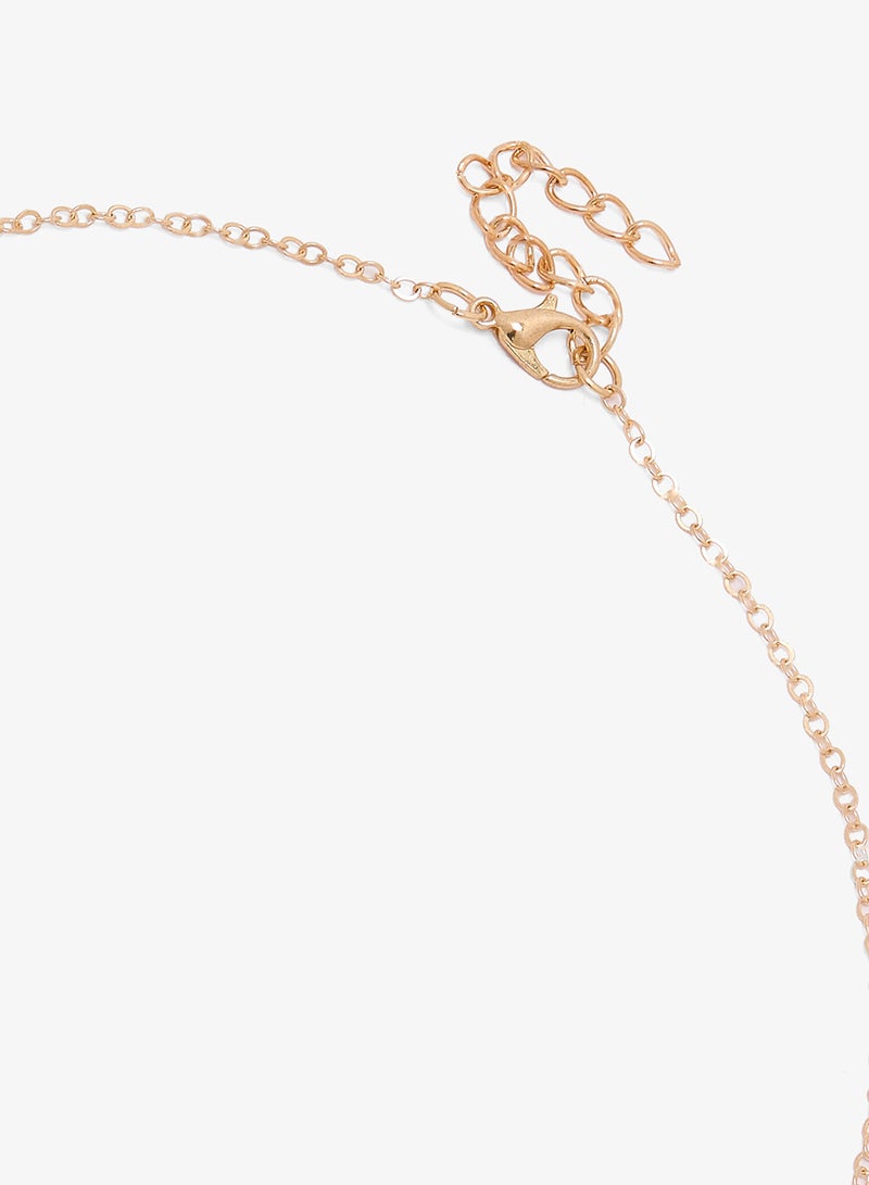 Ginger Evil Eye Detail Layered Necklaces - Image 5